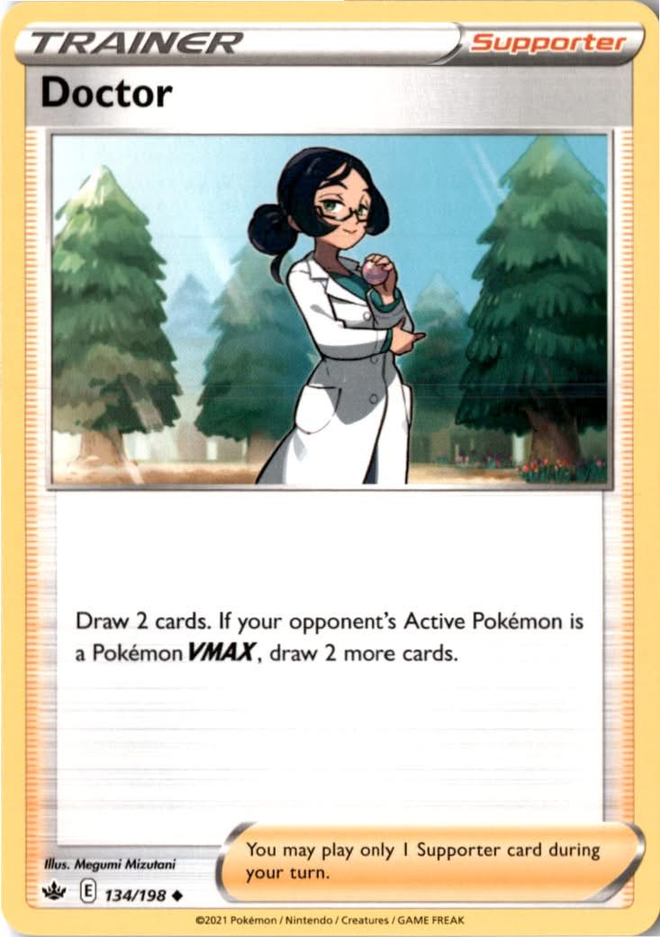 Doctor #134/198 - Chilling Reign - Pokemon - Uncommon - Near Mint