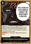 The World's Equilibrium Cannot Be Maintained Forever #OP13-097 - Carrying On His Will - One Piece Card Game - Common - Near Mint
