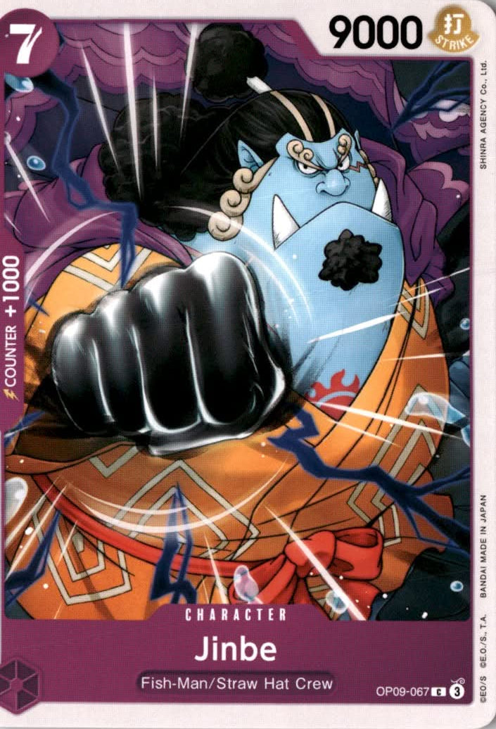 Jinbe #OP09-067 - Emperors in the New World - One Piece Card Game - Common - Near Mint
