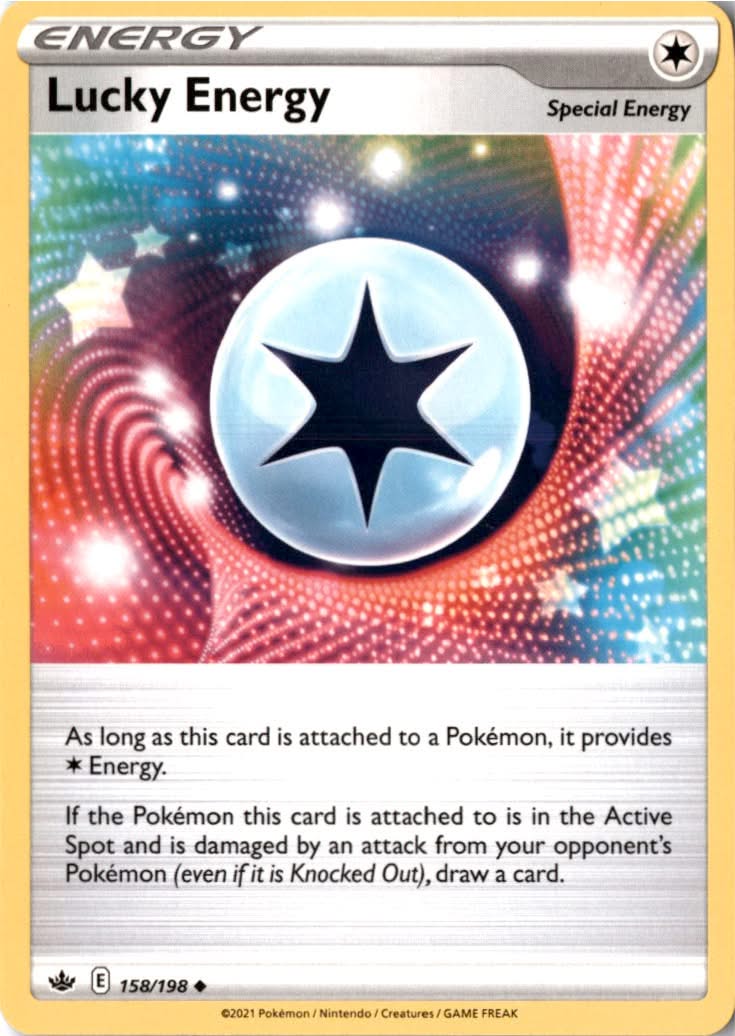Lucky Energy #158/198 - Chilling Reign - Pokemon - Uncommon - Near Mint