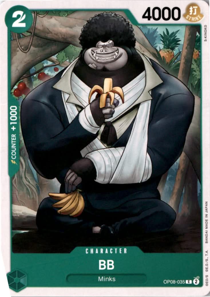 BB #OP08-035 - Two Legends - One Piece Card Game - Common - Near Mint