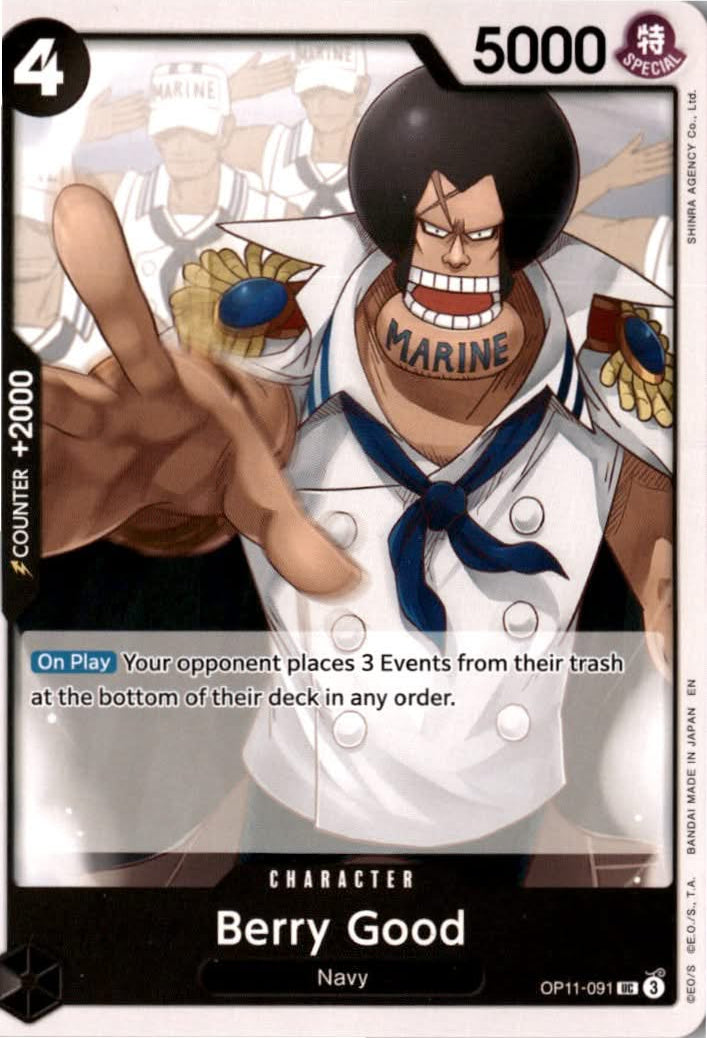 Berry Good #OP11-091 - A Fist of Divine Speed - One Piece Card Game - Uncommon - Near Mint