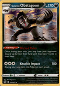 Galarian Obstagoon #37/73 - Champion's Path - Pokemon - Holo Rare - Near Mint