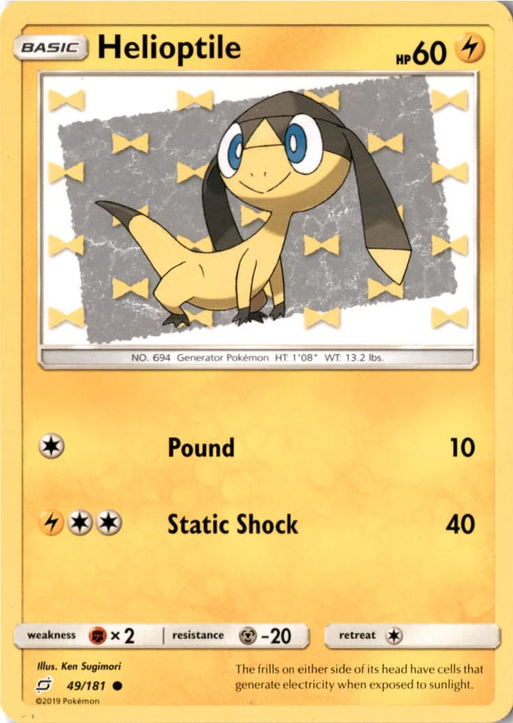 Helioptile #49/181 - Team Up - Pokemon - Common - Near Mint