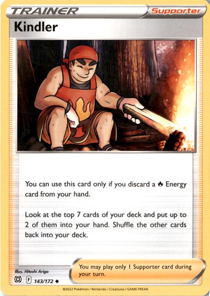 Kindler #143/172 - Brilliant Stars - Pokemon - Uncommon - Near Mint