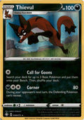 Thievul #48/72 - Shining Fates - Pokemon - Holo Rare - Near Mint