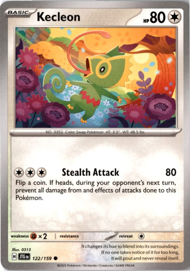 Kecleon #122/159 - Journey Together - Pokemon - Common - Near Mint