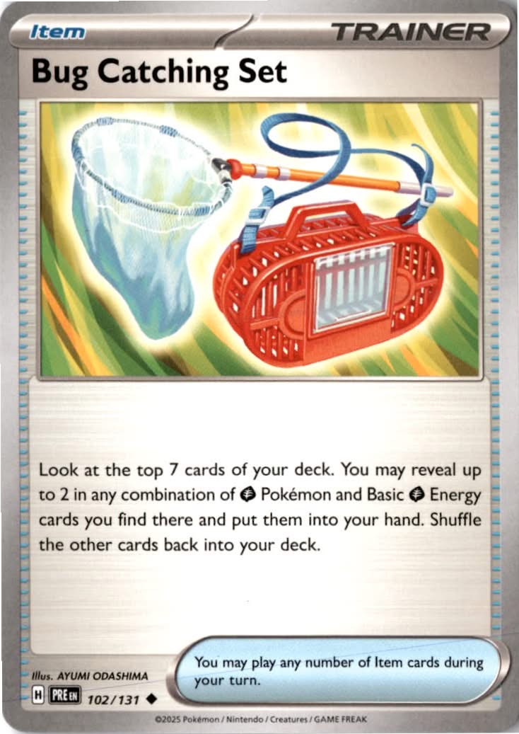 Bug Catching Set #102/131 - Prismatic Evolutions - Pokemon - Uncommon - Near Mint