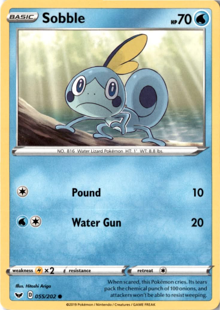 Sobble (Library Exclusive) #055/202 - Miscellaneous Cards & Products - Pokemon - Common - Near Mint