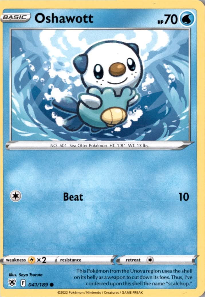 Oshawott #041/189 - Astral Radiance - Pokemon - Common - Near Mint