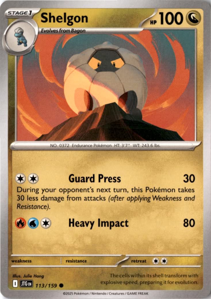 Shelgon #113/159 - Journey Together - Pokemon - Common - Near Mint