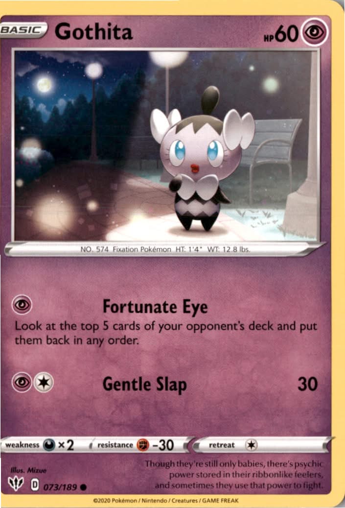 Gothita #73/189 - Darkness Ablaze - Pokemon - Common - Near Mint