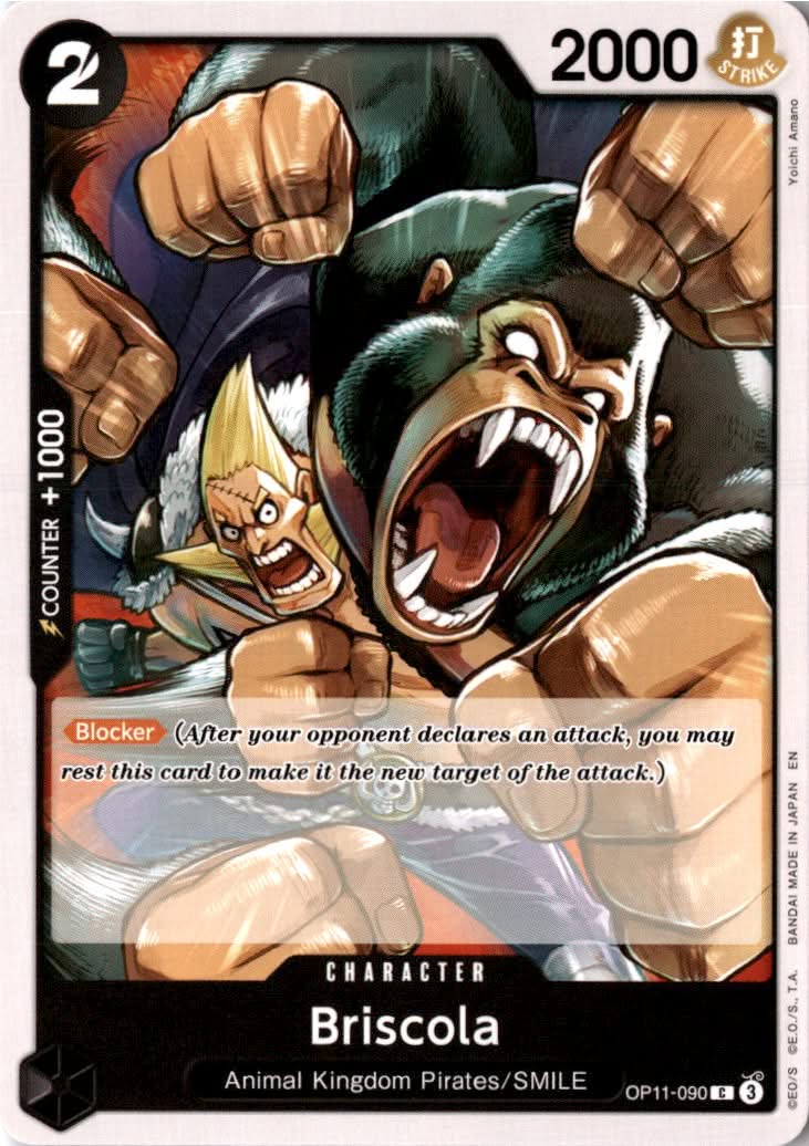 Briscola #OP11-090 - A Fist of Divine Speed - One Piece Card Game - Common - Near Mint
