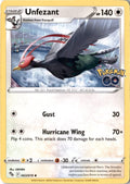 Unfezant #063/78 - Pokémon GO - Pokemon - Uncommon - Near Mint