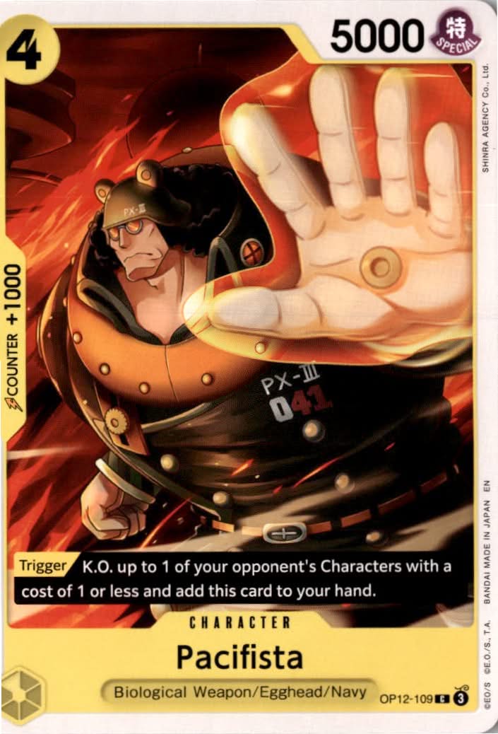 Pacifista #OP12-109 - Legacy of the Master - One Piece Card Game - Common - Near Mint