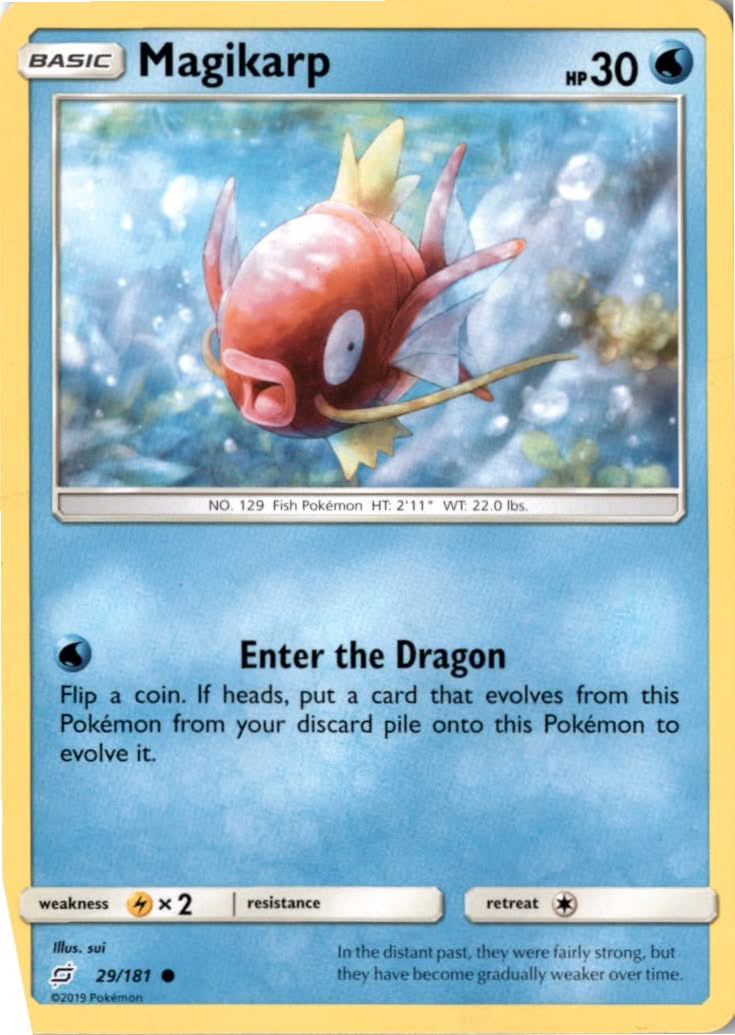 Magikarp #29/181 - Team Up - Pokemon - Common - Lightly Played