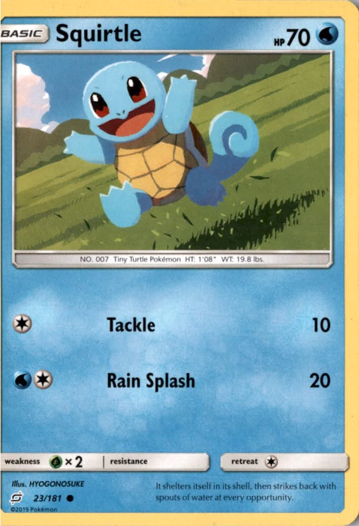 Squirtle #23/181 - Team Up - Pokemon - Common - Near Mint