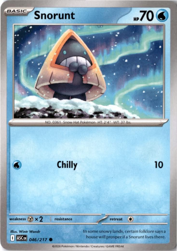 Snorunt #046/217 - Ascended Heroes - Pokemon - Common - Near Mint