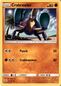 Crabrawler #72/149 - Sun & Moon - Pokemon - Common - Near Mint