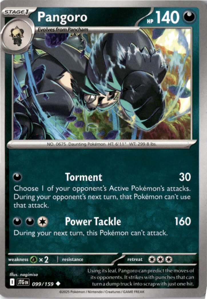 Pangoro #099/159 - Journey Together - Pokemon - Uncommon - Near Mint
