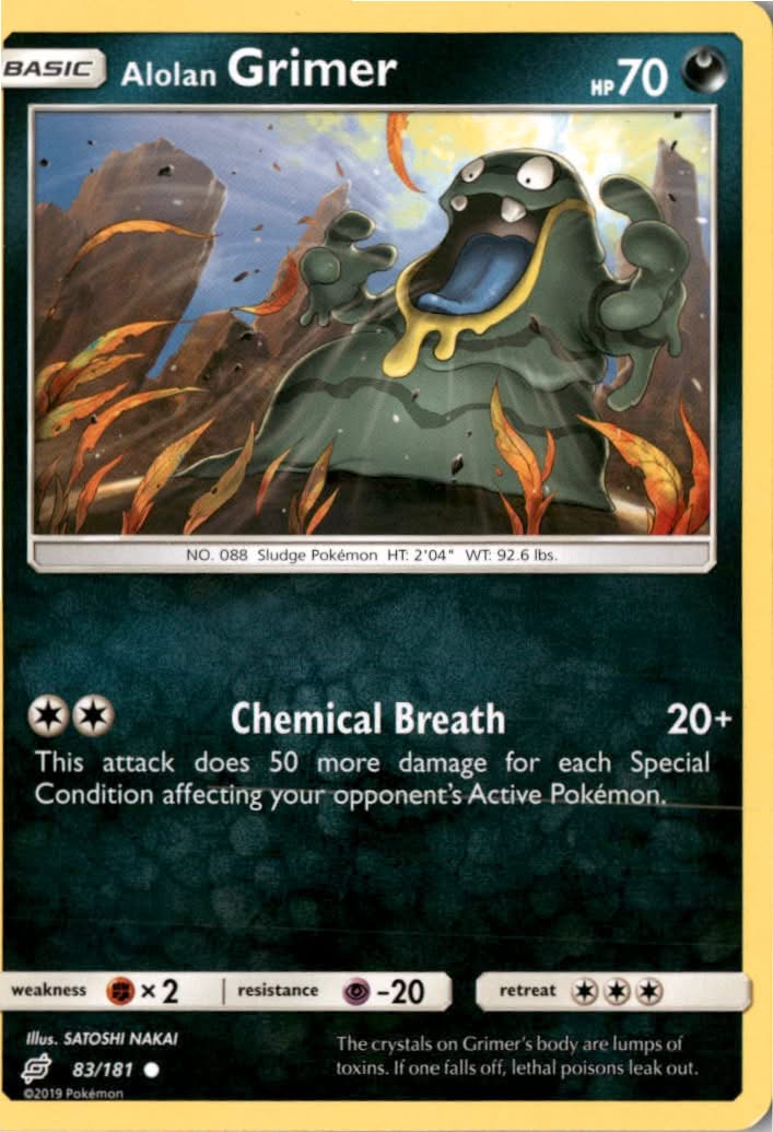 Alolan Grimer #83/181 - Team Up - Pokemon - Common - Near Mint