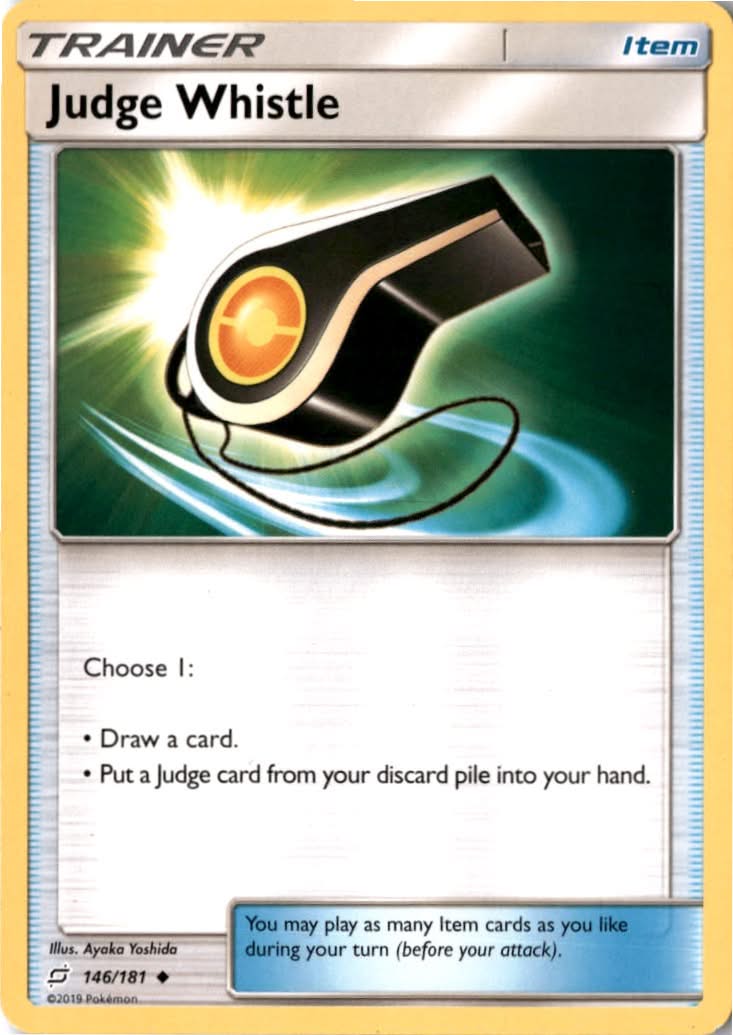 Judge Whistle #146/181 - Team Up - Pokemon - Uncommon - Near Mint