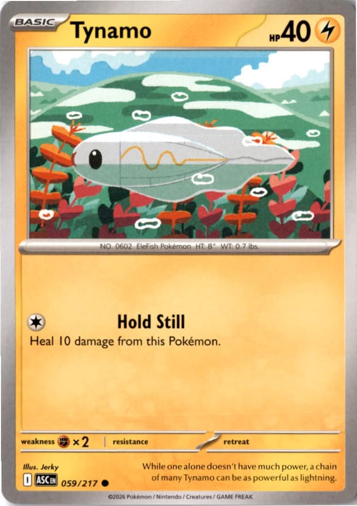 Tynamo #059/217 - Ascended Heroes - Pokemon - Common - Near Mint
