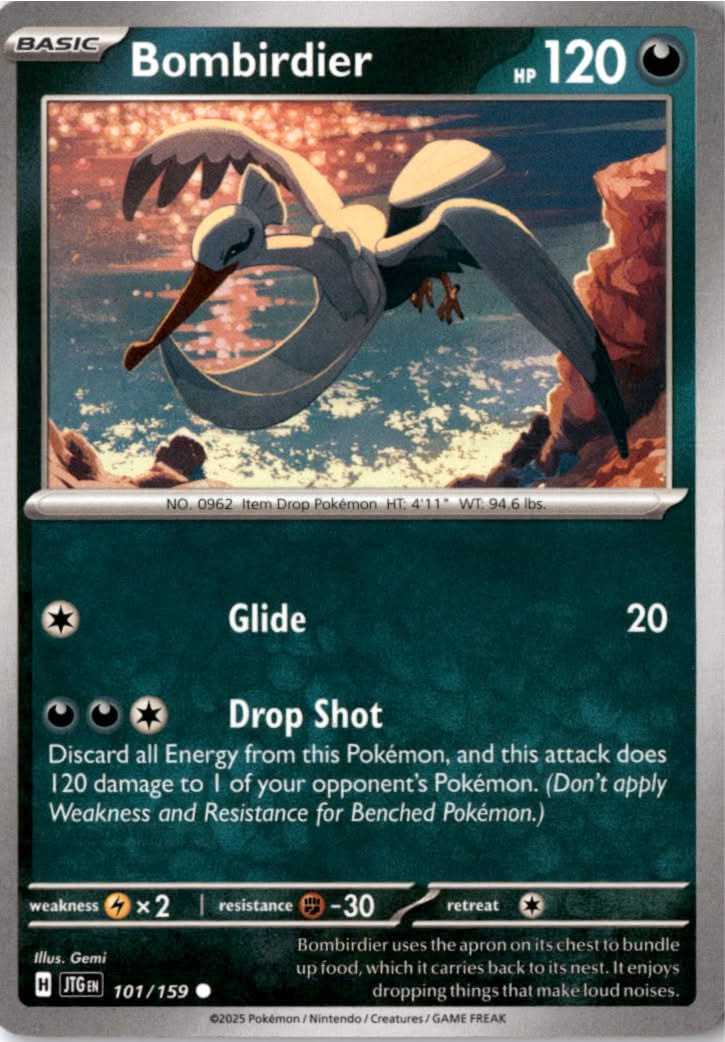 Bombirdier #101/159 - Journey Together - Pokemon - Common - Near Mint