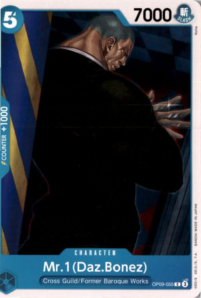Mr.1(Daz.Bonez) #OP09-055 - Emperors in the New World - One Piece Card Game - Common - Near Mint
