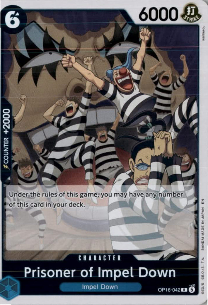 Prisoner of Impel Down #OP16-042 - The Time of Battle - One Piece Card Game - Rare - Near Mint