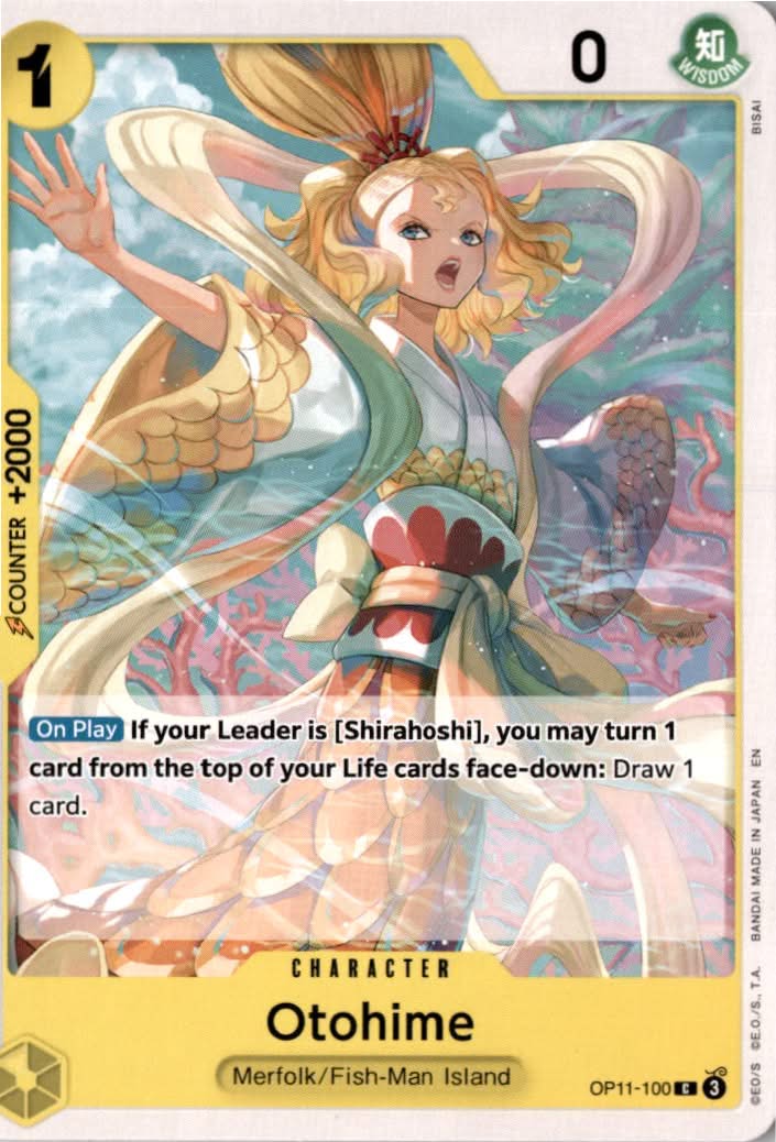 Otohime #OP11-100 - A Fist of Divine Speed - One Piece Card Game - Common - Near Mint