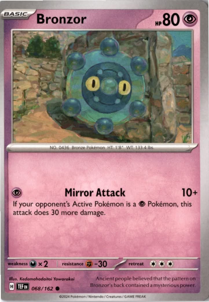 Bronzor #068/162 - Temporal Forces - Pokemon - Common - Near Mint