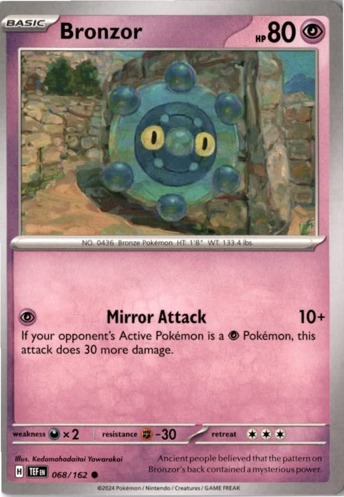 Bronzor #068/162 - Temporal Forces - Pokemon - Common - Near Mint