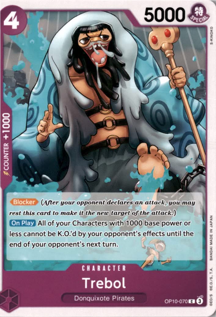 Trebol #OP10-070 - Royal Blood - One Piece Card Game - Common - Near Mint