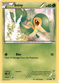 Snivy #5/124 - Fates Collide - Pokemon - Common - Moderately Played