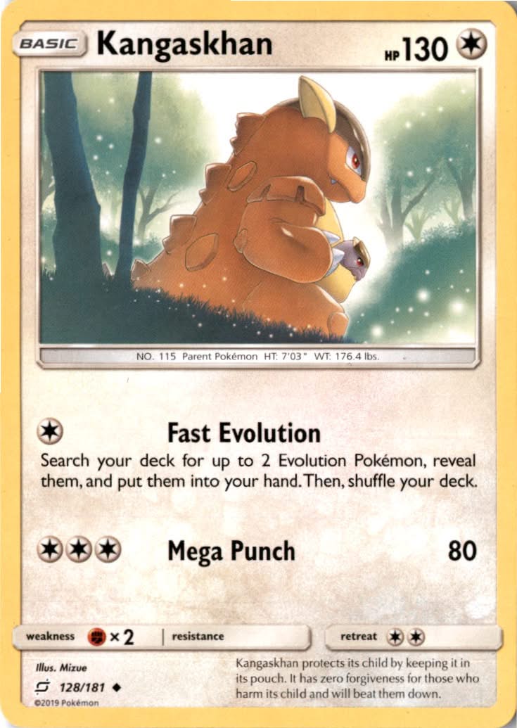 Kangaskhan #128/181 - Team Up - Pokemon - Uncommon - Near Mint