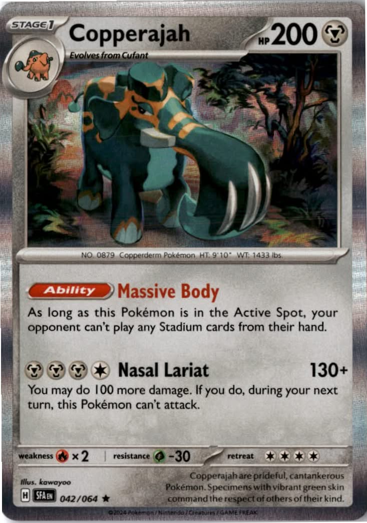 Copperajah #042/64 - Shrouded Fable - Pokemon - Rare - Near Mint
