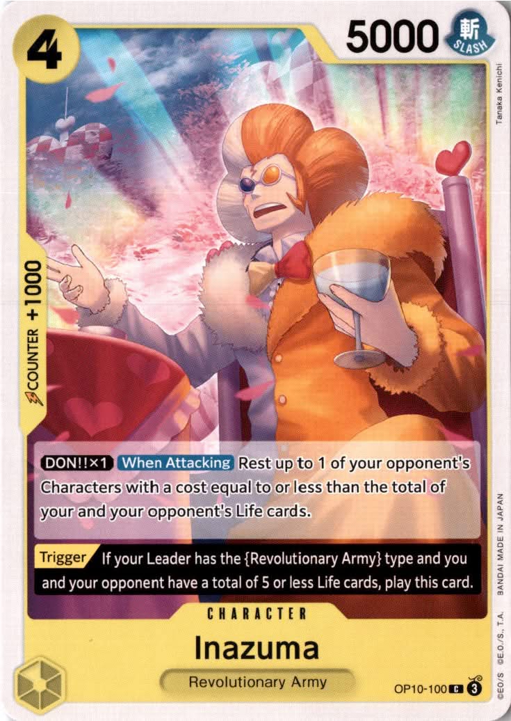 Inazuma #OP10-100 - Royal Blood - One Piece Card Game - Common - Near Mint