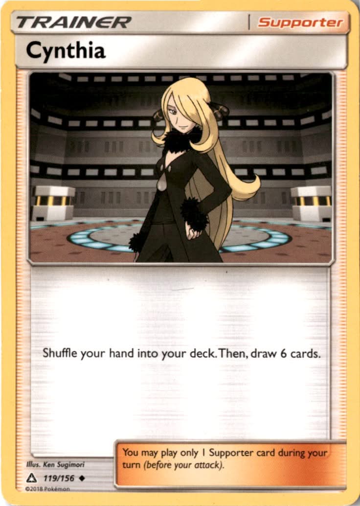 Cynthia #119/156 - Ultra Prism - Pokemon - Uncommon - Near Mint