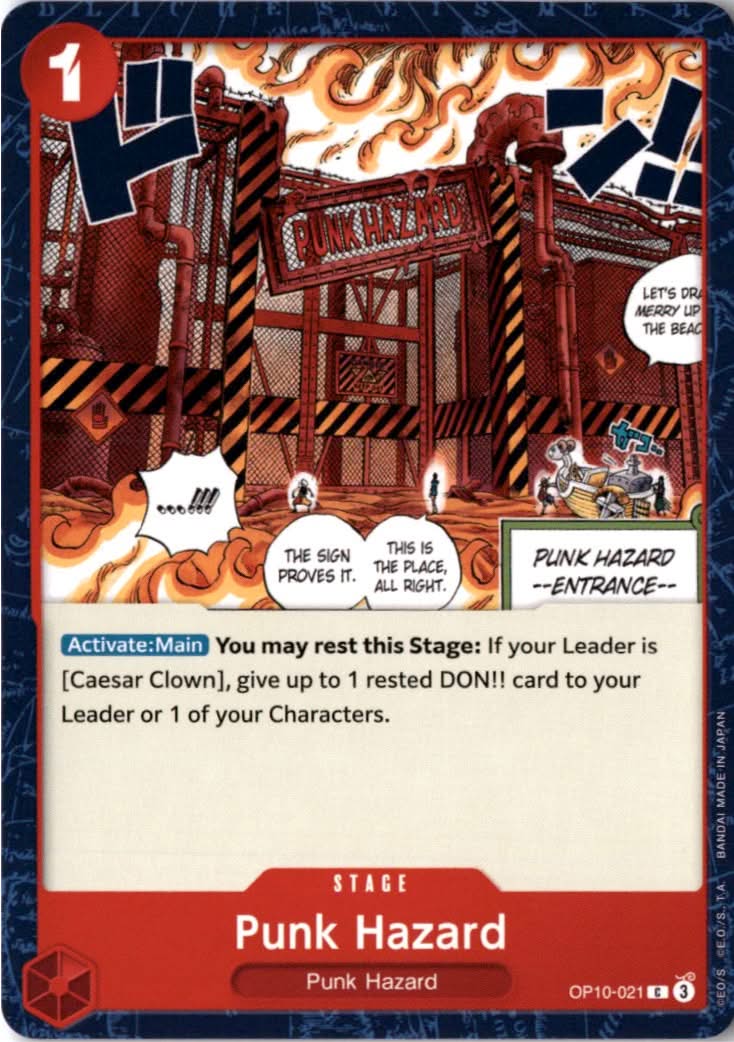 Punk Hazard #OP10-021 - Royal Blood - One Piece Card Game - Common - Near Mint