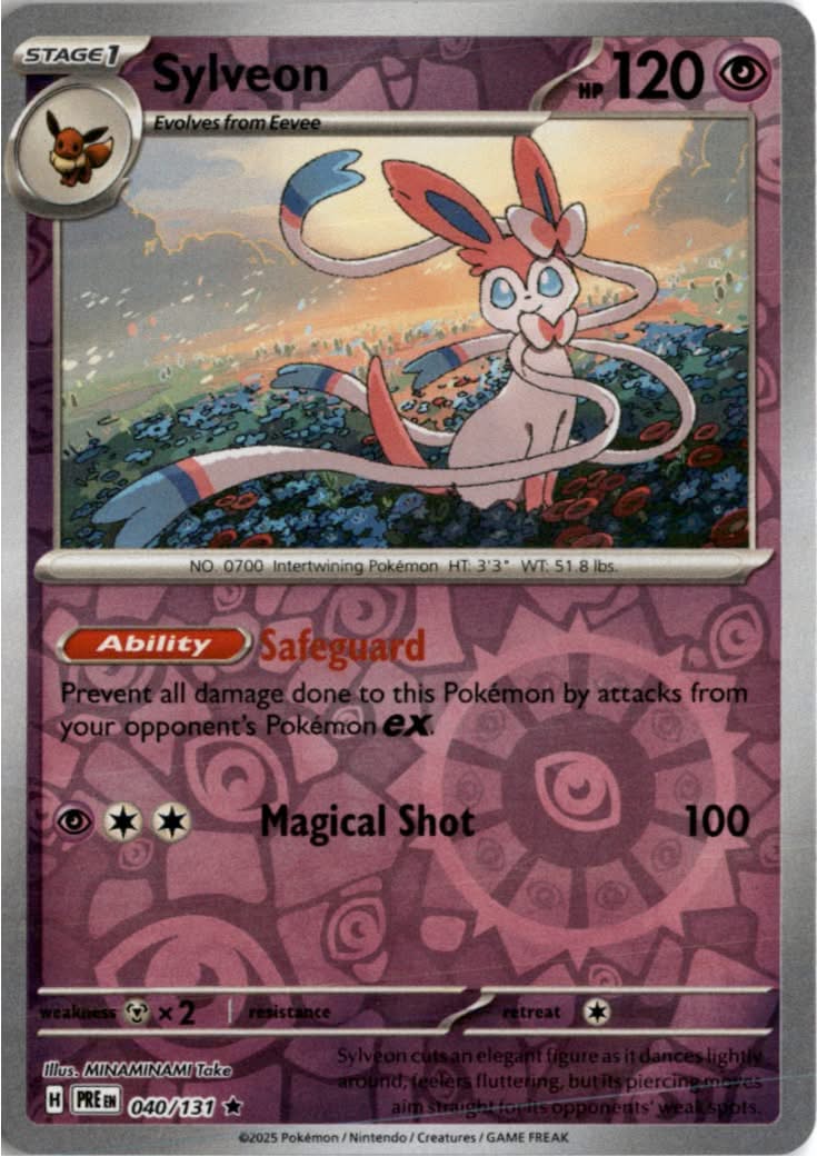 Sylveon #040/131 - Prismatic Evolutions - Pokemon - Rare - Near Mint