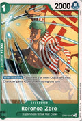 Roronoa Zoro #OP07-034 - 500 Years in the Future - One Piece Card Game - Uncommon - Near Mint