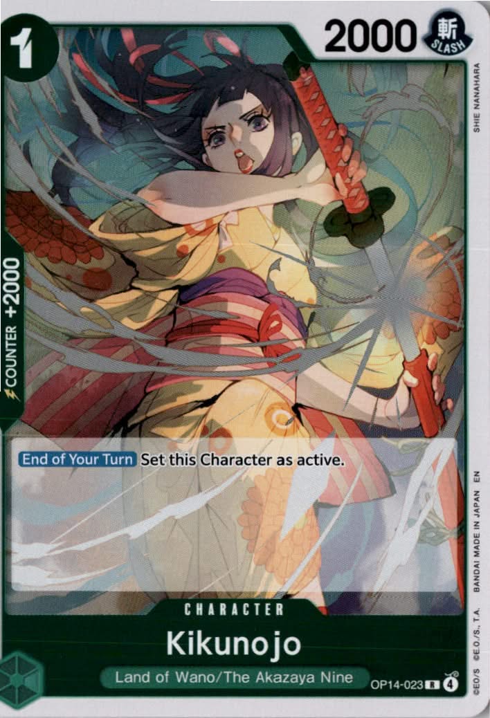 Kikunojo #OP14-023 - The Azure Sea's Seven - One Piece Card Game - Rare - Near Mint