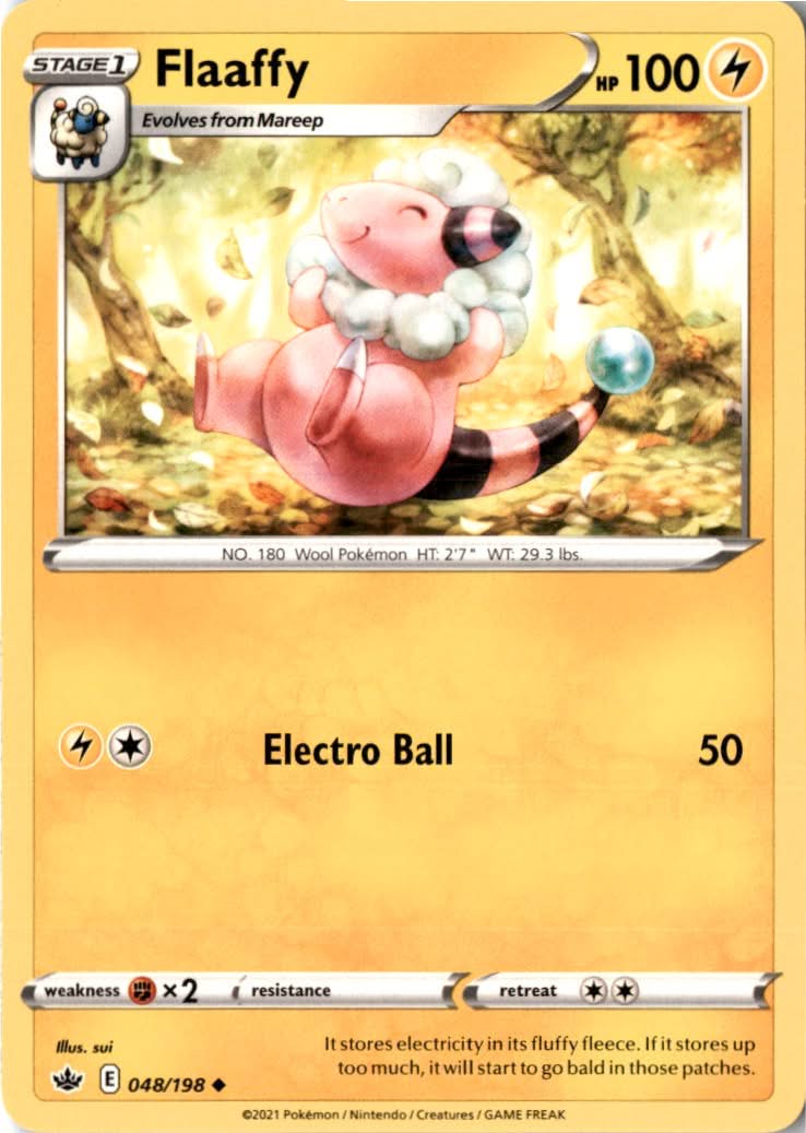 Flaaffy #48/198 - Chilling Reign - Pokemon - Uncommon - Near Mint