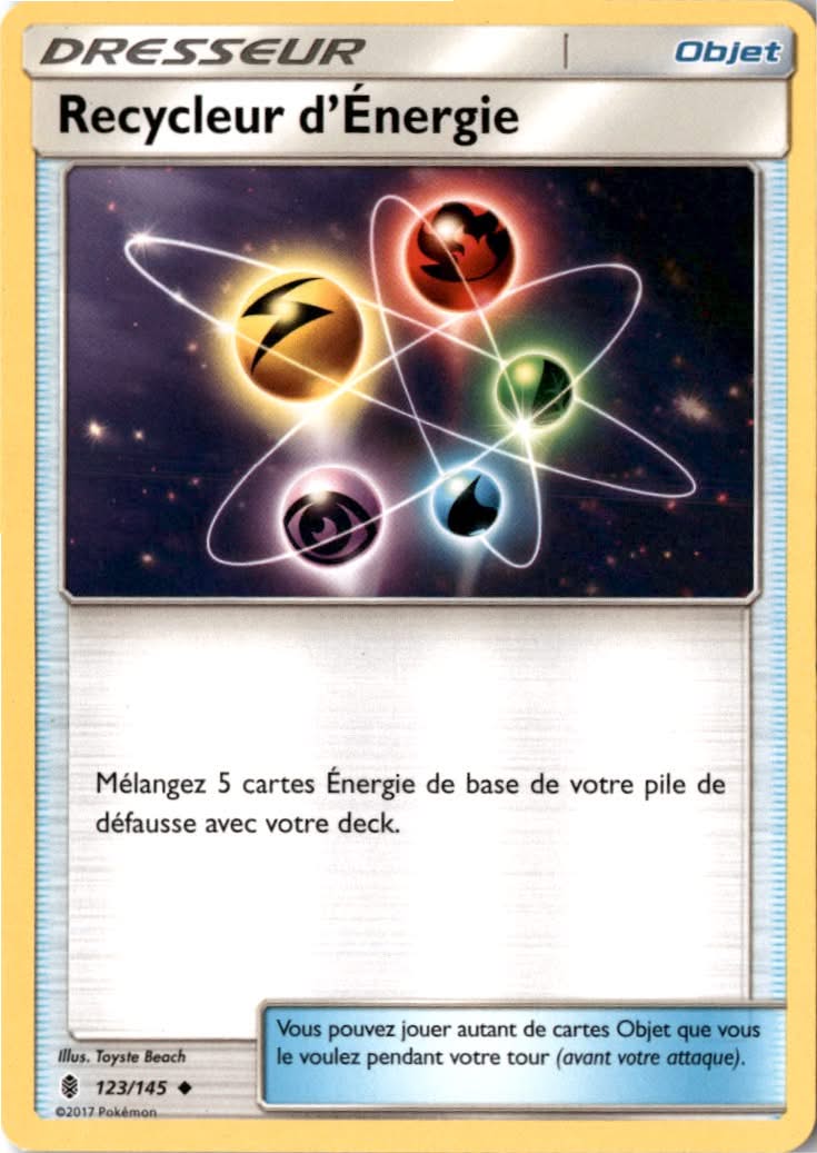 Energy Recycler #123/145 - Guardians Rising - Pokemon - Uncommon - Moderately Played