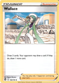 Wallace #166/195 - Silver Tempest - Pokemon - Uncommon - Near Mint