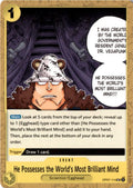 He Possesses the World's Most Brilliant Mind #OP07-114 - 500 Years in the Future - One Piece Card Game - Uncommon - Near Mint
