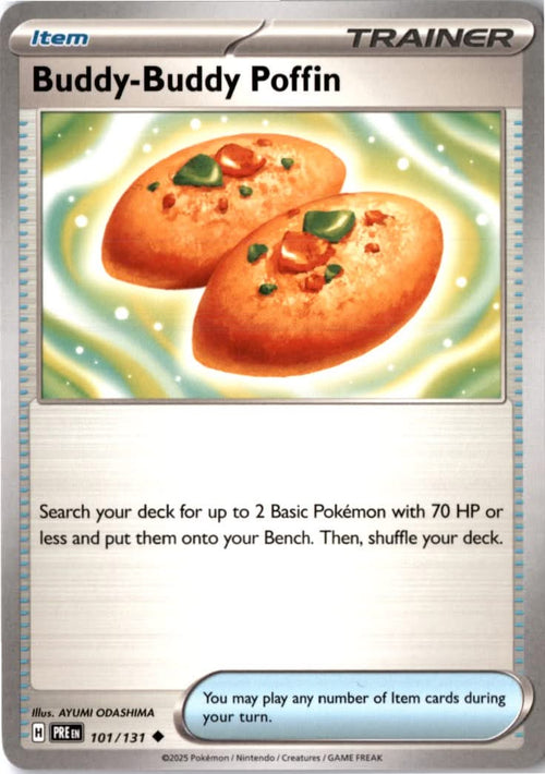 Buddy-Buddy Poffin #101/131 - Prismatic Evolutions - Pokemon - Uncommon - Near Mint