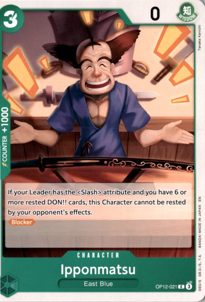 Ipponmatsu #OP12-021 - Legacy of the Master - One Piece Card Game - Common - Near Mint