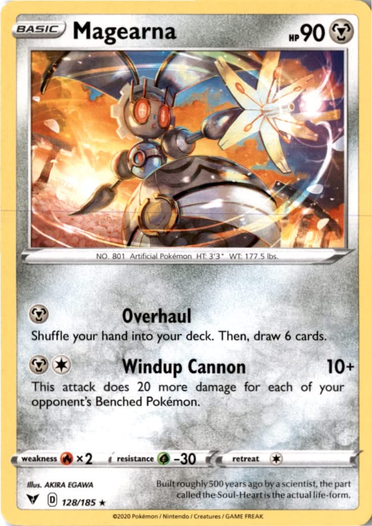 Magearna #128/185 - Vivid Voltage - Pokemon - Holo Rare - Near Mint